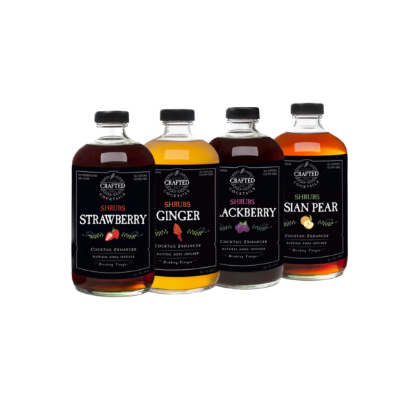 Crafted Cocktails Shrubs Cocktails Enhancers Variety Pack