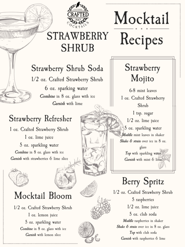 strawberry shrub cocktail recipes