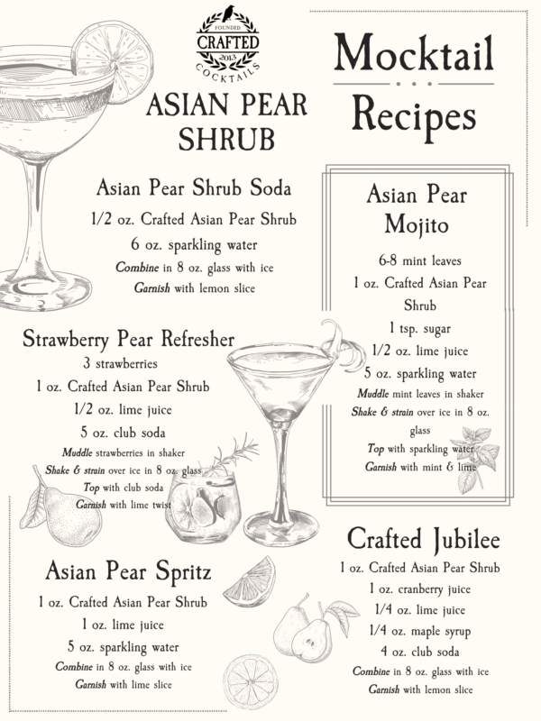 asian pear cocktail recipes