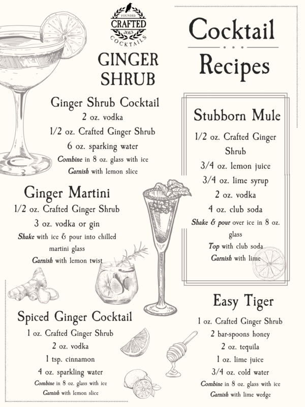 ginger shrub recipes