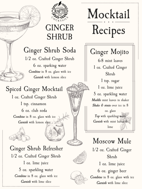 ginger shrub recipes