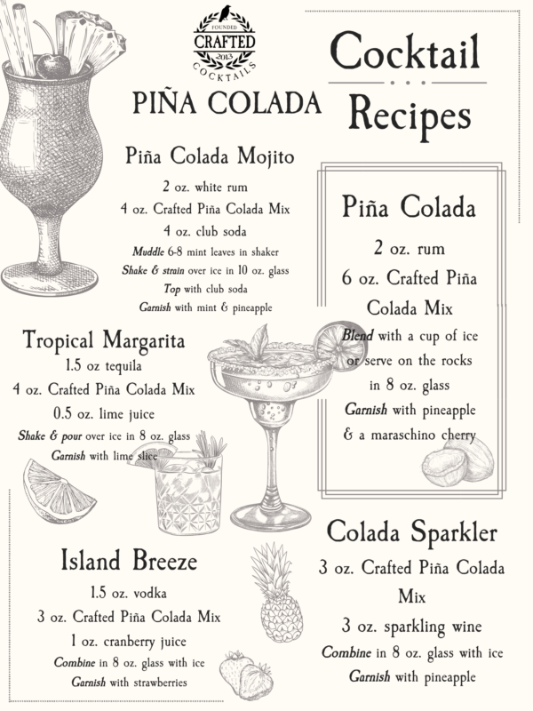 pina colada recipes