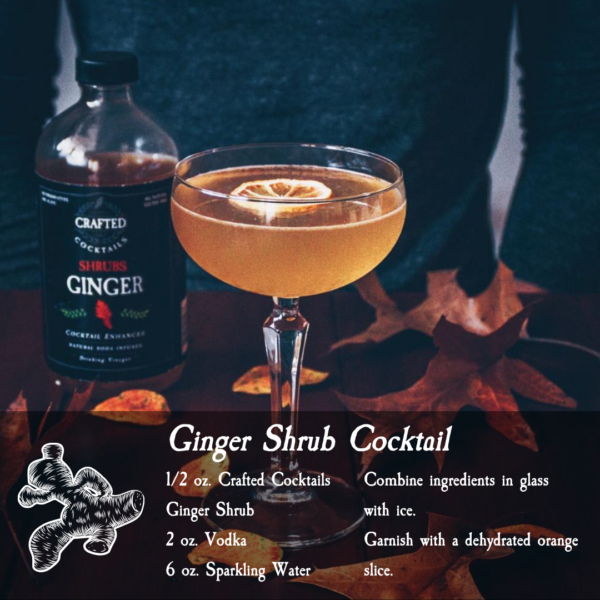 ginger shrub cocktails enhancer