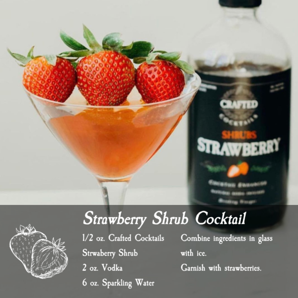 strawberry shrub cocktail shrubs natural cocktail