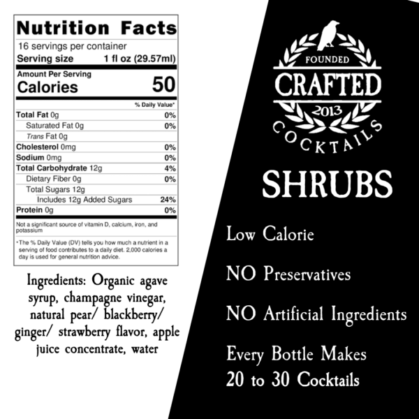 Shrubs Variety Pack: All 4 Flavors - Natural Shrubs Cocktail - Image 2