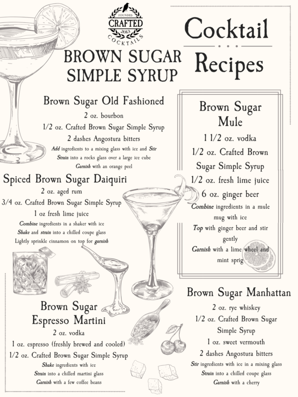 brown sugar simple syrup recipes